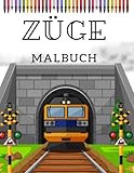 lokomotive kinderbild  Züge Malbuch: Eisenbahn Buch Kinder  Lokomotive Malbuch  Kinderbuch Fahrzeuge  Train Coloring Book