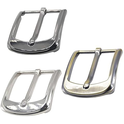 Hebilla de cinturón de acero inoxidable 3 piezas Cover