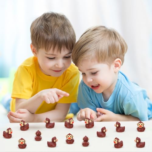 Image of 50 Pcs Bigfoot Ducks Toy Figures, Mini Bigfoot Resin Ducks Bulk, Tiny Bigfoot Figurine Dress Up Duck Toy For Party Favors