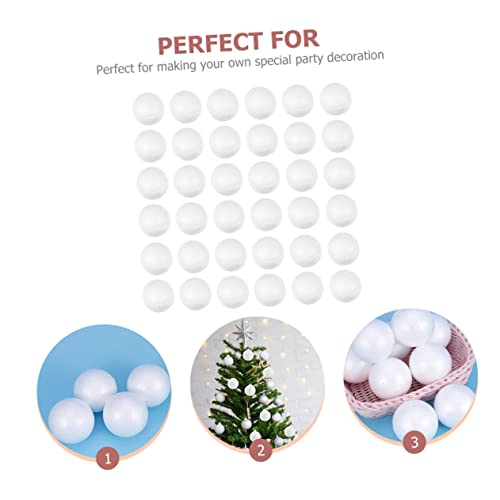 Boules Polystyrène Blanches et Boules De Mousse Artisanat Déco Noël - 5