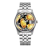 Diese modische Business-Armbanduhr für Herren verfügt über ein Armband aus Edelstahl oder Leder, das für ein angenehmes Tragegefühl sorgt.