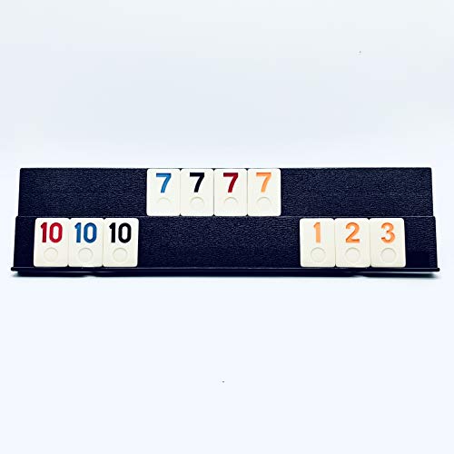 Juego de Mesa Rummy Tiles con 106 Fichas y Caja Negra miniatura 4