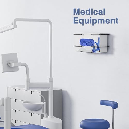 niffgaff Glove Box Dispenser Wall Mount - Black Holder for Disposable & Tissue Box, Organizer Lab, Kitchen, Medical on - Image 2