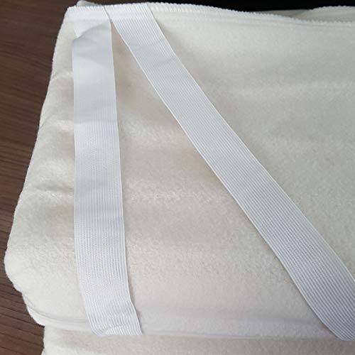 Europa Casa e Conforto, Lençol Térmico de Casal 220V 3 Níveis de Temperatura Inmetro, Cor Branco