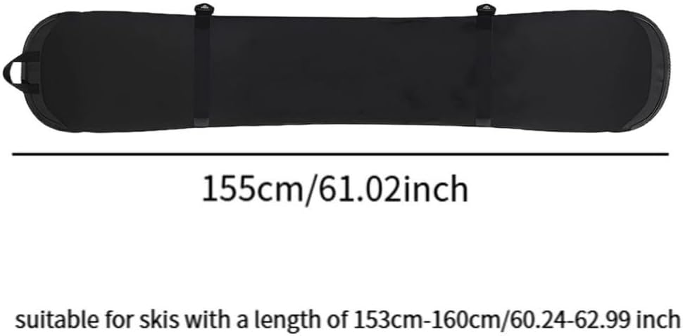 Snowboard Sleeve Snowboard Bag Men Women Travel Bag for Single Snowboard with Handle Snowboard Accessories Ski Cover Case, 155cm