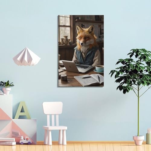 Décoration murale moderne Mr. Fox Impression Toile Premium