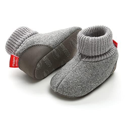 Baby Boys Girls Booties Non Skid Soft Sock Cotton Boots Infant Slippers Newborn First Walker Warm Crib Shoes4