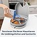PetSafe Futterautomat für 5 Mahlzeiten für Hunde und Katzen, Futterspender, Mahlzeiten planen, 5 Schalen für je 237 ml (1 Cup)
