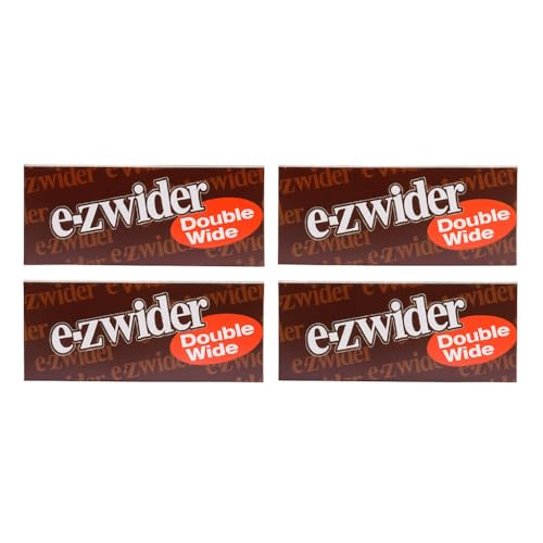 E-Z Wider - Double Wide Rolling Papers - 4 Packs with 24 Papers Each