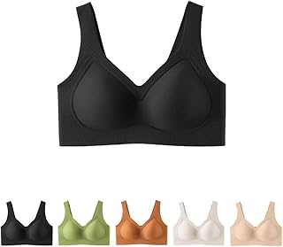 Curvera Jelly Bra, Lifting Wire-Free Jelly Bra, Womens Wireless Push up No Underwire T-Shirt Bras