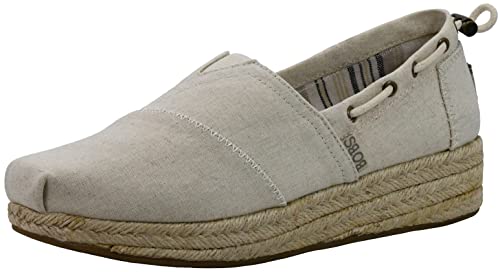 BOBS from Skechers Women's Highlights-Set Sail Flat, Natural Sail, 5 M US