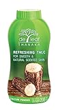 DE LEAF THANAKA Refreshing Talc Smooth and Natural Scented Skin, Talcum Powder Beauty Skincare Face Body Clean Fresh Cooling Sooth Irritation, 180 g 1 Pack Count