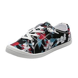 Damessneakers, canvas, platte schoenen, grote maat, casual, voor de zomer, herfst, turnschoenen, wandelschoenen…