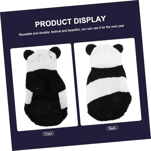 Disfraz de Panda para Perro Talla Mediana miniatura 7