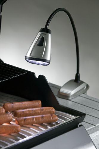 Light It! By Fulcrum, 6-LED Clip On Desk Lamp, Wireless, Silver
