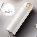 Capacidad perfecta: 17 onzas o 500 mililitros (10,24 pulgadas de alto x 2,36 pulgadas de diámetro). El diseño compacto maximiza la capacidad mientras consume un espacio mínimo