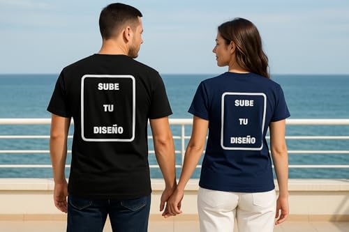 C&P Camiseta Personalizada, Manga Corta, Tejido técnico, impresión de Calidad, Elige tu Talla y Color Ideal.