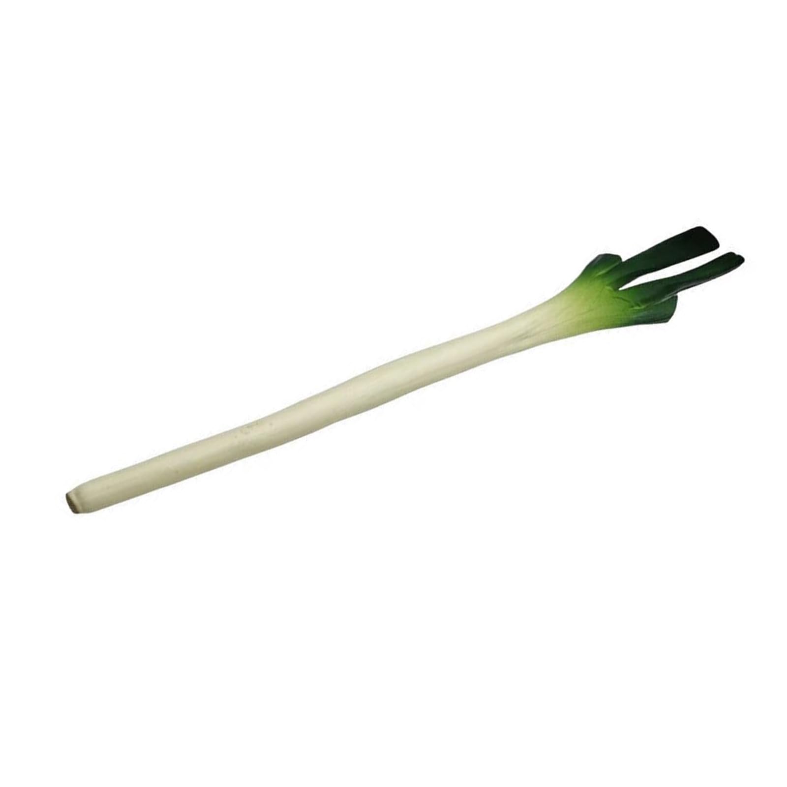 Kalttoy Of 4 PU Artificial Green Onions Realistic Simulation Scallions Vegetables for Kitchen Display and Home Decoration Home Decoration