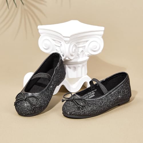 Image of GINFIVE Toddler Girls Dress Shoes Little Girls Mary Janes Ballerina Flats Shoes Toddler