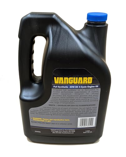 Aceite para Motor Sintético Vanguard 20W-50 5 Quartos miniatura 2