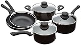 AmazonBasics 8-Piece Nonstick Cookware Set