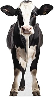 Dairy Cow - Life Size Cardboard Cutout Standup People with Support Standee | Animals -2
