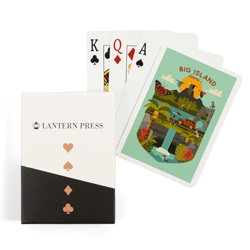 Baraja de cartas Poker Big Island Hawaii 52 cartas