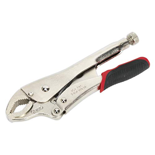 Sealey AK6869 220 mm Locking Pliers Quick Release Xtreme Grip, Silver
