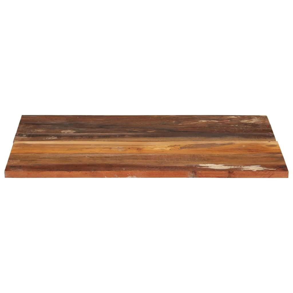 Piano Tavolo Rettangolare 70x60 cm Legno Massello Recuperato