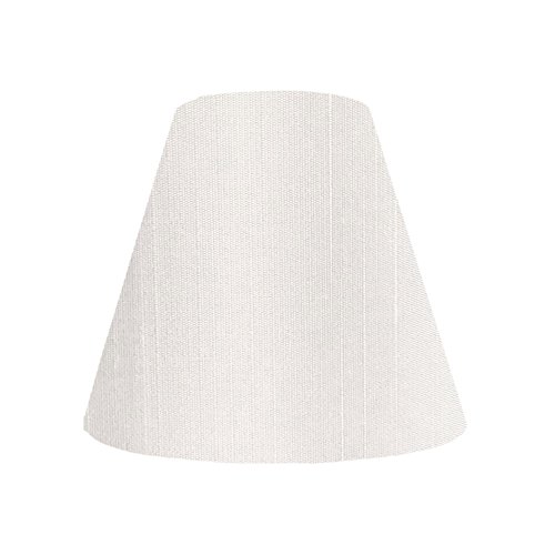 ランプ シェード キャッチ式 交換用ランプシェード シャンタン ホワイト 直径20cm K-20100
