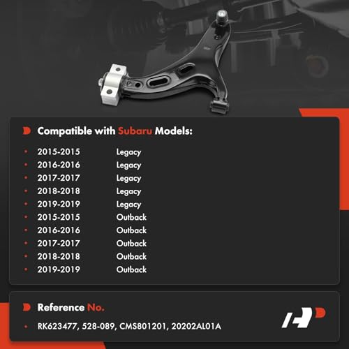 A-Premium Front Left Lower Control Arm, with Ball Joint & Bushing by A-Premium - Used condition - Image 2