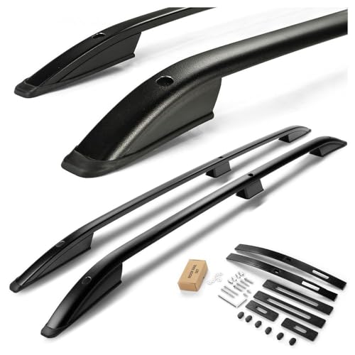 CHROMEMASTER | Barre da Tetto, Rail Tetto Compatibile con Fiat Fiorino 2008-2018; Sono Utilizzate per il Montaggio di Portapacchi, Box da Tetto o Portabiciclette | Costruzione in Alluminio