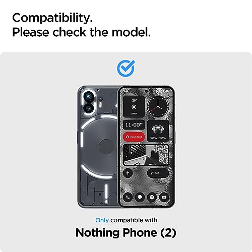 Spigen Alignmaster Tempered Glass Screen Protector Guard For Nothing Phone (2) - 2 Pack for Smartphone