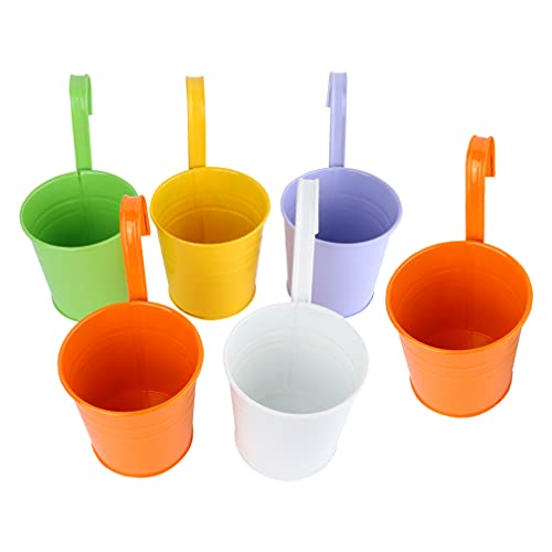 UPKOCH 6pcs Modischer Blumeneimer Pflanzen Hängeeimer Gartenarbeit...