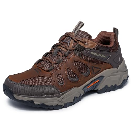 Image of Skechers Men's Terraform Selvin Boot | Casual, Relaxed Fit, Air-Cooled Memory Foam, Water Repellent, Goodyear Outsole