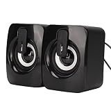 1, qualità del suono superiore: altoparlante stereo mini computer, fornisce un suono di qualità chiaro, una distorsione inferiore.