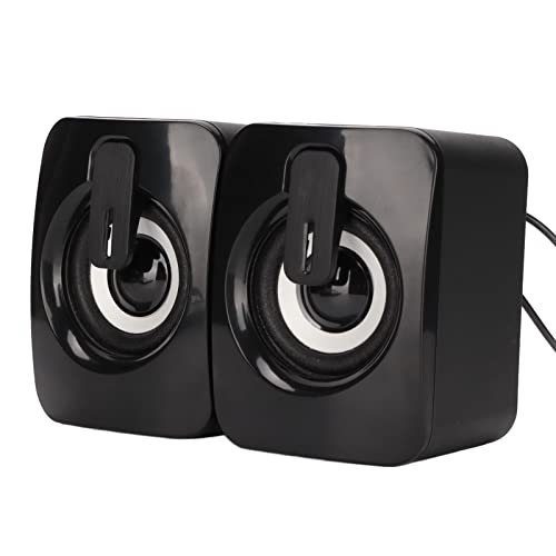 1, qualità del suono superiore: altoparlante stereo mini computer, fornisce un suono di qualità chiaro, una distorsione inferiore.