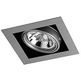 Iluminación interior para techo con 1 focos orientable en 30º para dirigir la luz a un punto deseado