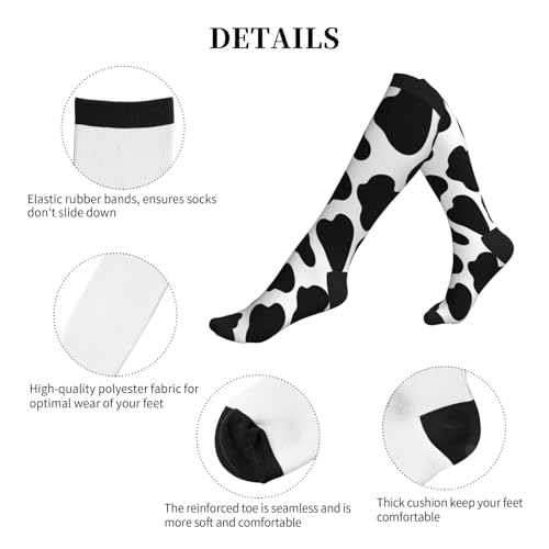 Image of Compression Socks for Women Men Circulation Graduated Supports Socks for Running Athletic Sports Nurse Travel