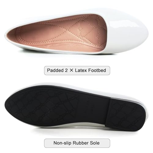 Image of SAILING LU Casual Shoes for Women Dressy Ballet Flats | Comfort Fit, Work Shoes,Casual for Women, Slip-Ons Loafers