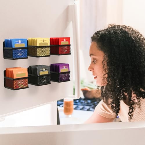 NatldGs Magnetic Tea Bag Organizer Set (6-Piece)