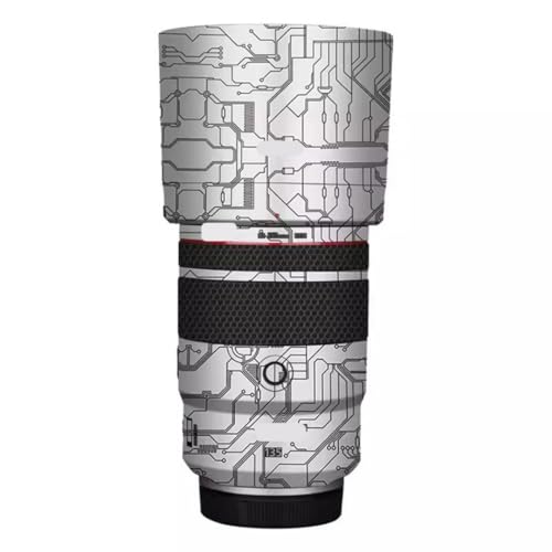 Autocollant pour objectif Canon RF135 mm F1.8 skin anti-rayures blanc