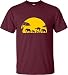 Large Maroon Adult Elephants And Imperial Walker Across African Safari T-Shirt
