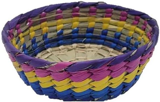 Mini Tortilla Holder – 5.5" x 2" – Assorted Colors – Durable Plastic with Secure Snap Closure – Portable & Stackable – Ideal for Taco Nights, Picnics, and Meal Prep (Pack of 12)