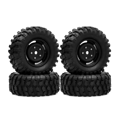Pneus RC Axial SCX10 II jantes 1.9 pouces en caoutchouc souple
