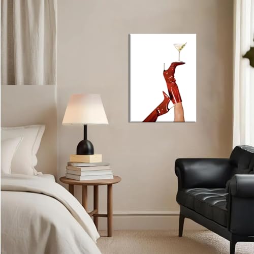 Trendy Leopard Canvas Wall Art Set of 3 - Red Cheetah High Heel Martini Prints Wall Decor Pictures, Funky Lucky You 8 Ball Poster Preppy Aesthetic Paintings for Girls Bedroom Dorm 12x16 inch Framed Trendy Leopard Canvas Wall Art Set of 3 - Red Cheetah High Heel Martini Prints Wall Decor Pictures, Funky Lucky You 8 Ball Poster Preppy Aesthetic Paintings for Girls Bedroom Dorm 12x16 inch Framed