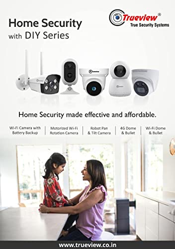 Image of Trueview T18058 3MP Smart WiFi Secuity CCTV Camera with Rechargeable Battery Backup