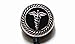 Sparkles! Sparkly Rhinestone Retractable Badge Reel/ ID Badge Holder / Brooch / Pendant / Id Badge Holder (Nurse Medical Doctor Symbol Black Base)