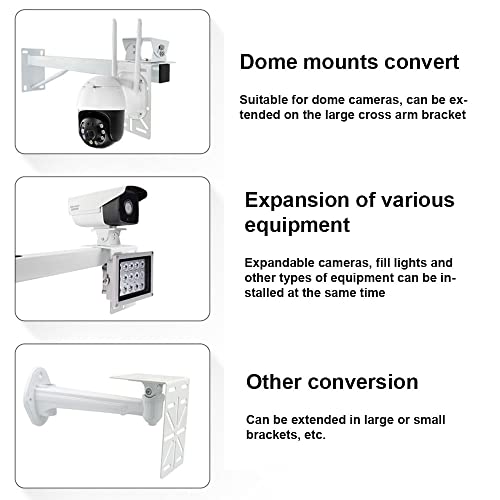 Owlcat L-Shape Dome Camera Bracket,Universal Wall Ceiling Mount Bracket For Security Cctv Hikvision Dome Camera, Cctv Security White 3026 0 #TOP4