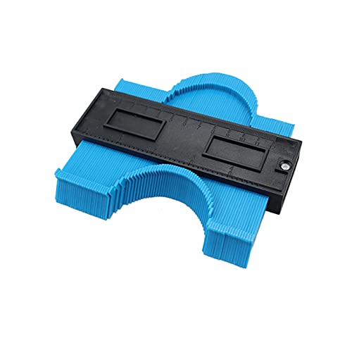 Herramientas de carpintería, herramienta de medición for carpintero, duplicador de calibre de forma, plantilla de contorno de calibre de duplicación de perfil, copia de contorno de plástico, regla de